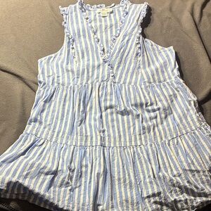 Vineyard Vines Blue and White Striped Dress